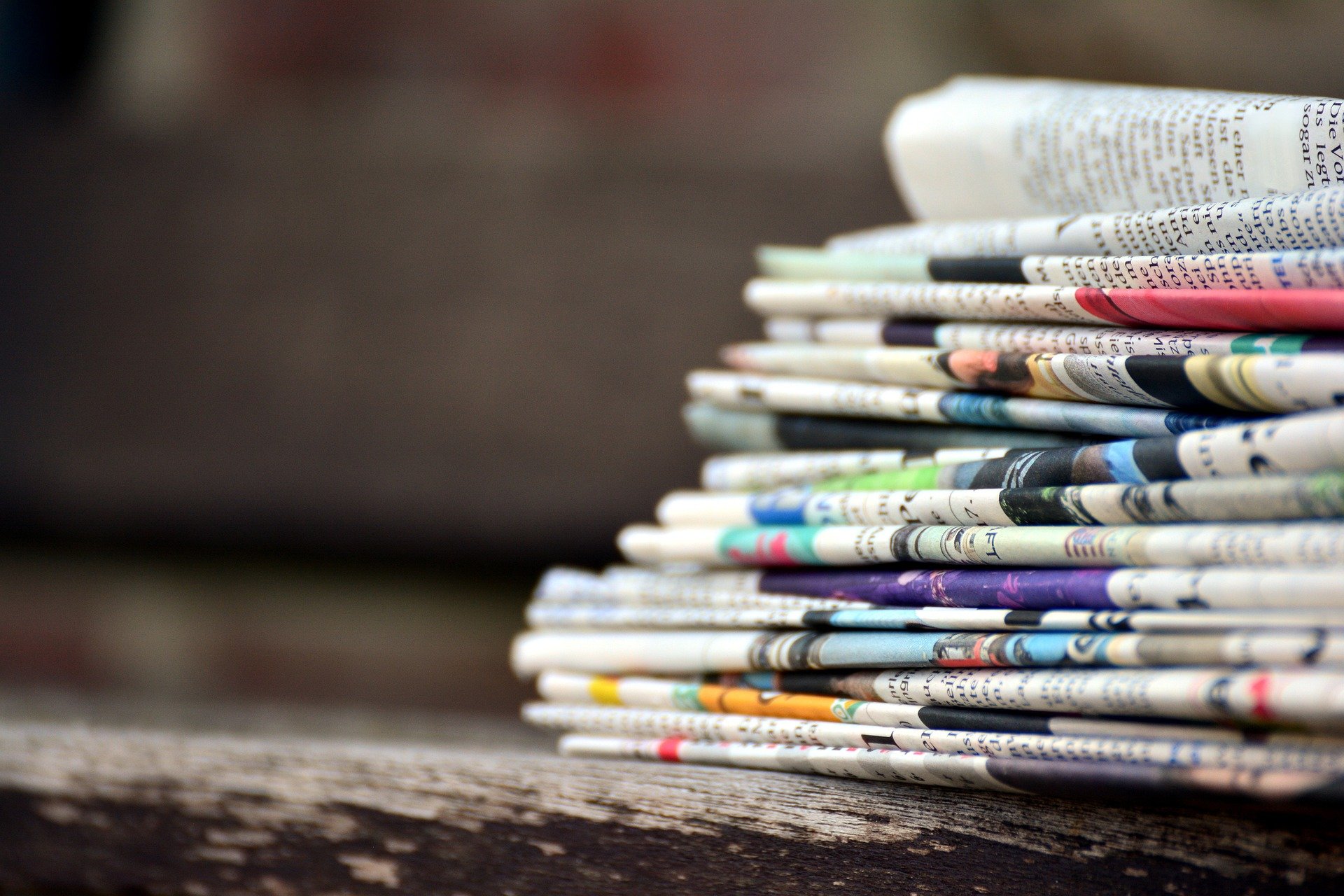 Newsprint paper — illustrative finished application